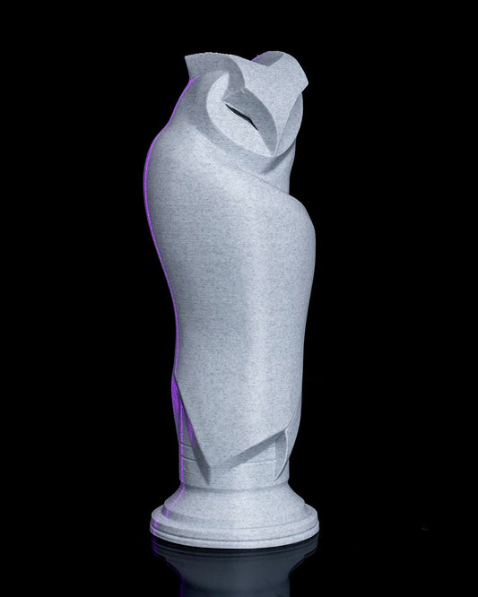 Estátua Decorativa Coruja Minimalista